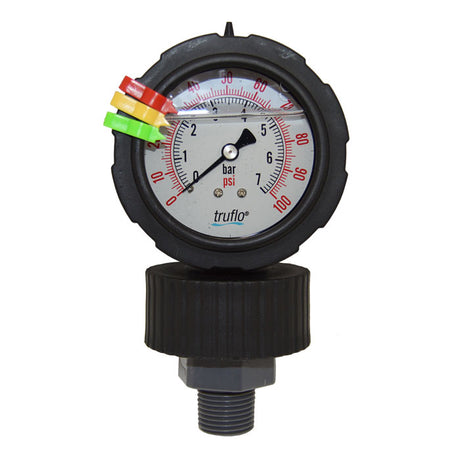 2-1/2" Truflo OBS Series Pressure Gauge and Isolator (OBS-P-0-100)