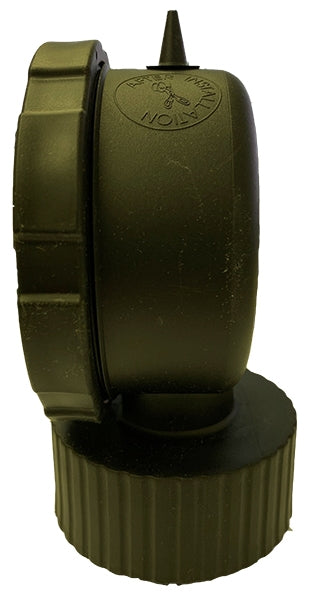 2-1/2" Truflo OBS Series Plastic Gauge & Isolator (OBS-PP-0-160) side view