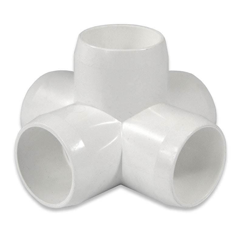1" 5-Way PVC Fitting - Furniture Grade