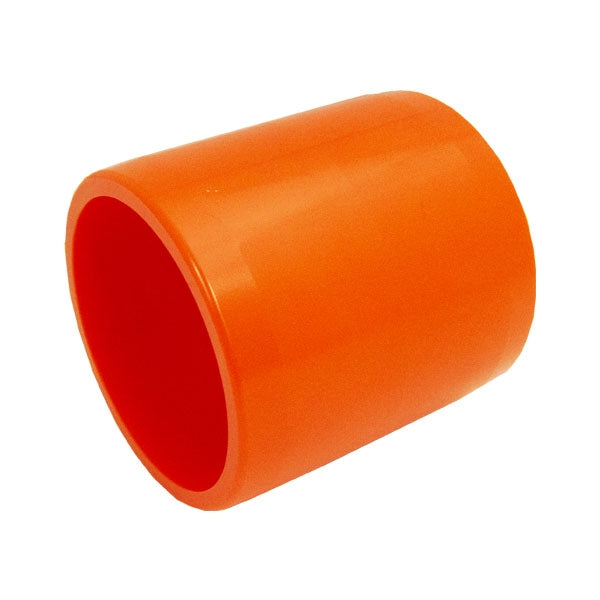 Orange 1" Furniture Fitting External Coupling (FF-CO-010-ORANGE)