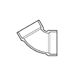2" DWV PVC 1/6 Bend D319-020