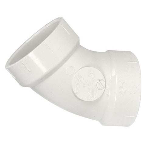 1-1/2" DWV PVC 1/6 Bend D319-015