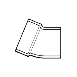 14" DWV PVC 1/16 Bend - Street 3742-140