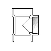 3" DWV PVC Flush C.O. Tee D445-030