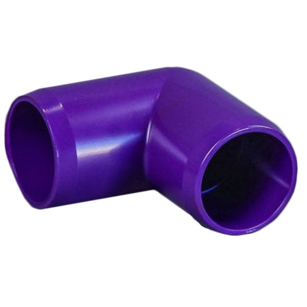Purple 1-1/2" Furniture Fitting 90 Elbow (FF-90-015-PURPLE)