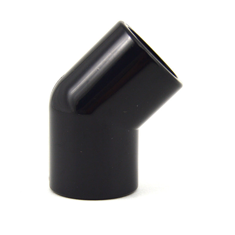 1/2" 45 Degree Elbow - Black PVC Furniture Grade