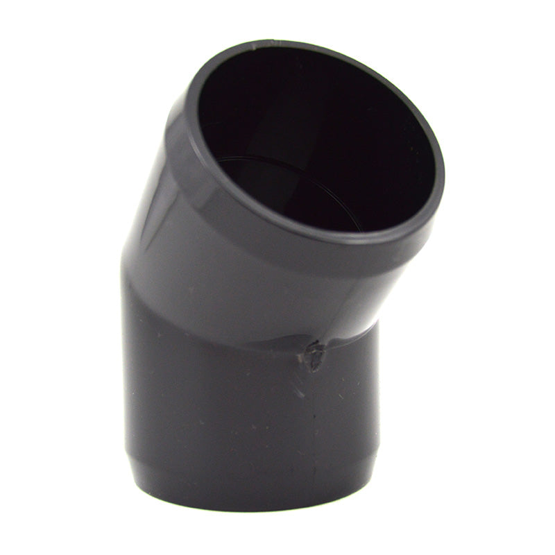 1-1/2 inch 45 Degree Elbow - Black PVC