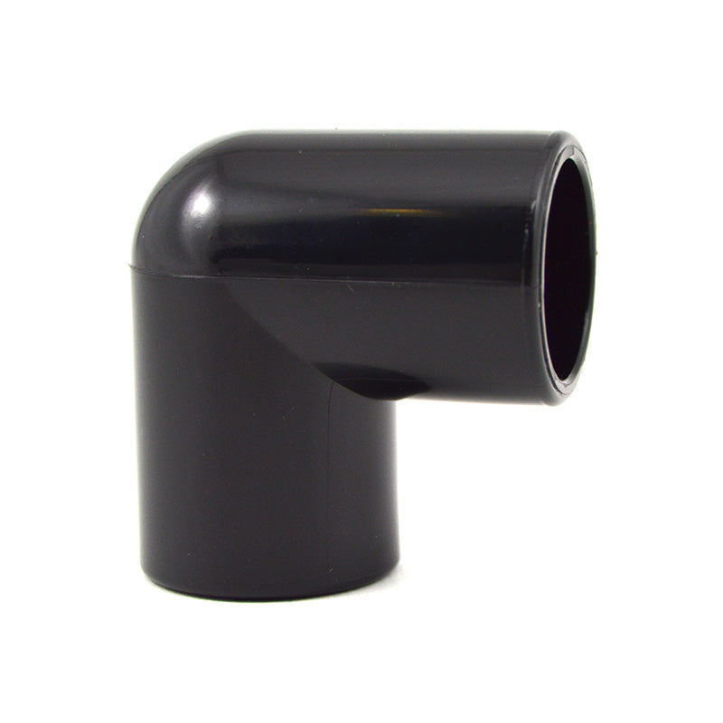 1/2" PVC Elbow - Black Furniture Grade
