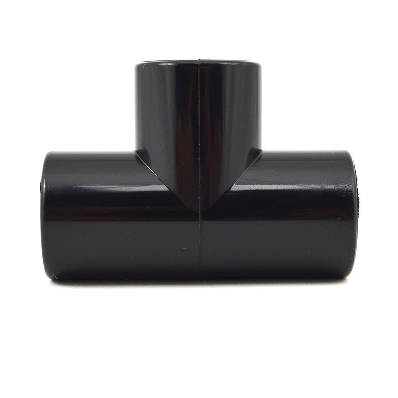 1/2" PVC Tee - Black Furniture Grade
