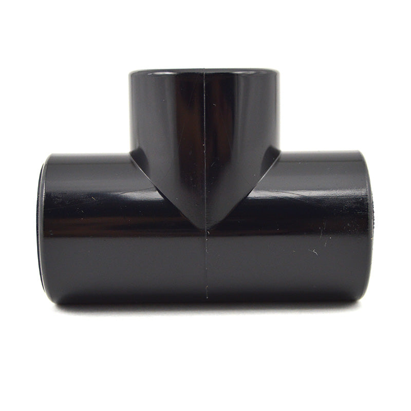 3/4" PVC Tee - Black Furniture Grade