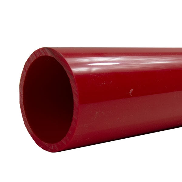 1-1/4" Red Sch 40 Furniture Grade Pipe - 5ft (FF-5FT-012-RED)