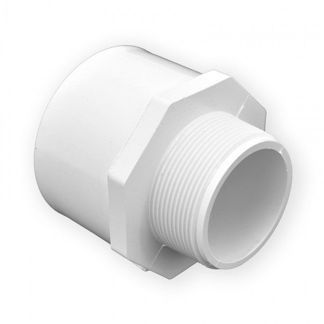 2-1/2" x 4" Sch 40 PVC Reducing Male Adapter - Mipt x Soc 436-296