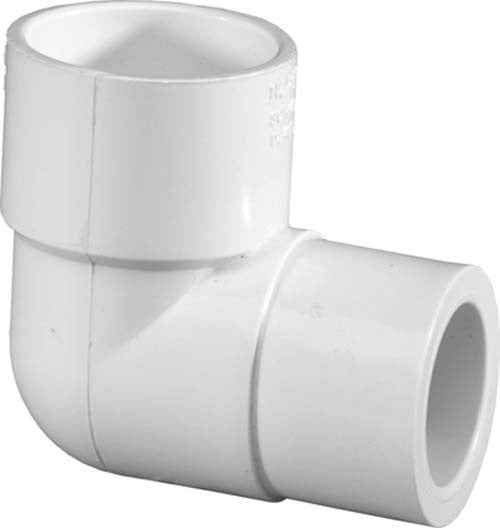 1" x 3/4" Sch 40 PVC Reducing 90 Elbow 406-131
