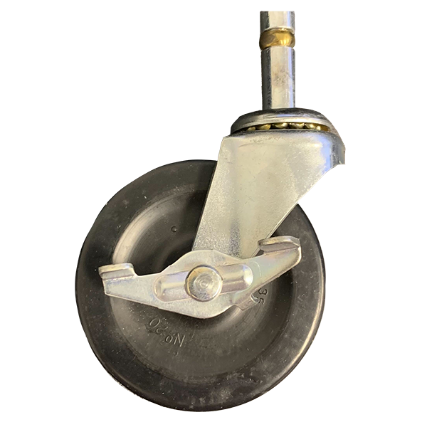 3" RUBBER CASTER WHEELS FOR FURNITURE FITTING CASTER (Locking)