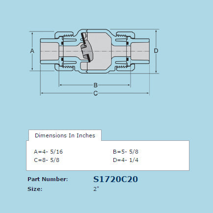 S1720C-20 dimensions