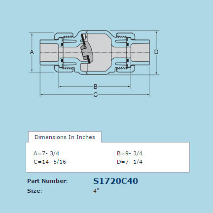 S1720C-40 dimensions