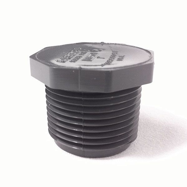3/8" Schedule 80 PVC MPT Plug 850-003