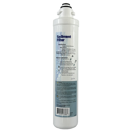 Quick Change Sediment Filter 41407001