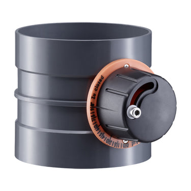 12" PVC DUCT AirTech Butterfly Damper