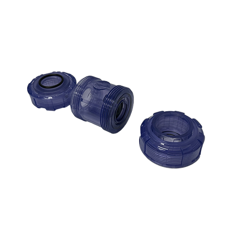 1 1/4" Clear PVC True Union Swing Check Valve - Socket (SK-TUSC-012) - expanded
