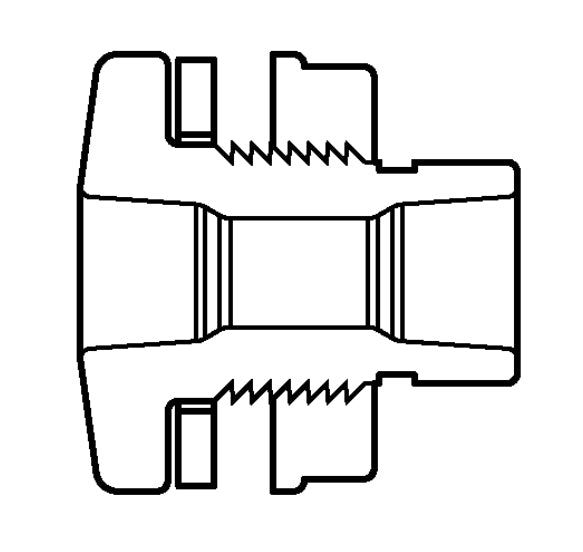3/8" PVC Tank Adapter - Viton Soc 8170V-003