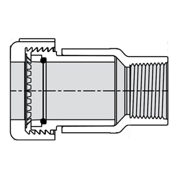 PVC GripLoc Compression x FIPT Adapter