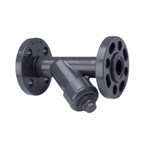 Gray PVC Industrial Y-Strainer