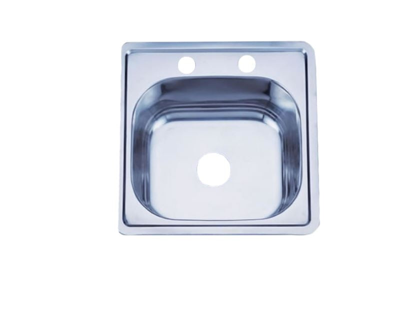 CLEARANCE - Hydropro 15” X 15” X 6” Single Bowl Bar Sink (SSS15152624)