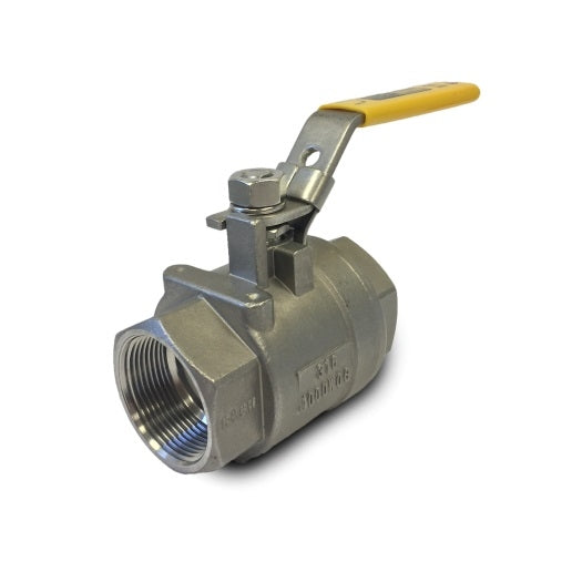 Flo-Tite 2-Piece Stainless Steel Ball Valve - Threaded