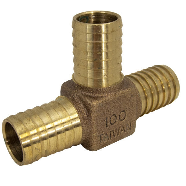 Boshart 1" Bronze Insert Tee, Lead Free (TE-100NL) -1