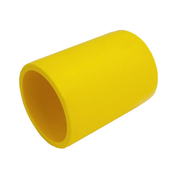 Yellow 2" Furniture Fitting External Coupling (FF-CO-020-YELLOW)