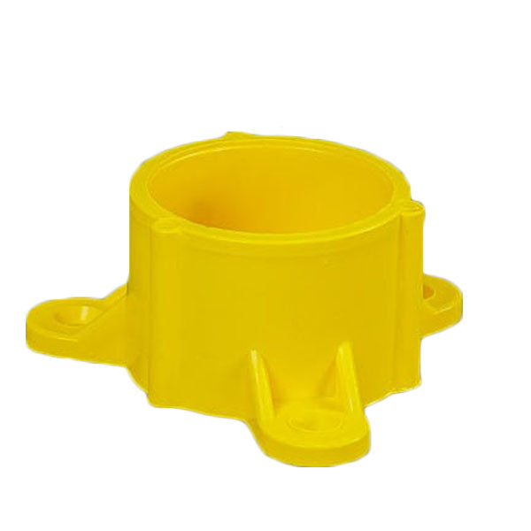 Yellow 3/4" Furniture Fitting Table Cap (FF-TC-007-YELLOW)