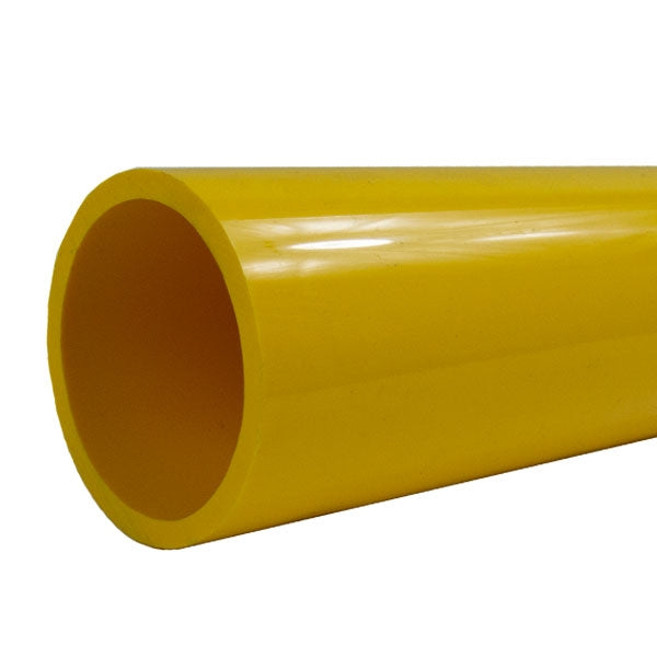 1-1/2" Yellow Sch 40 Furniture Grade Pipe - 5ft (FF-5FT-015-YELLOW)