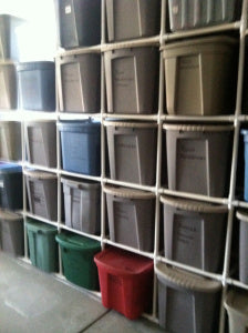 DIY PVC Tote / Bin Storage Organizer