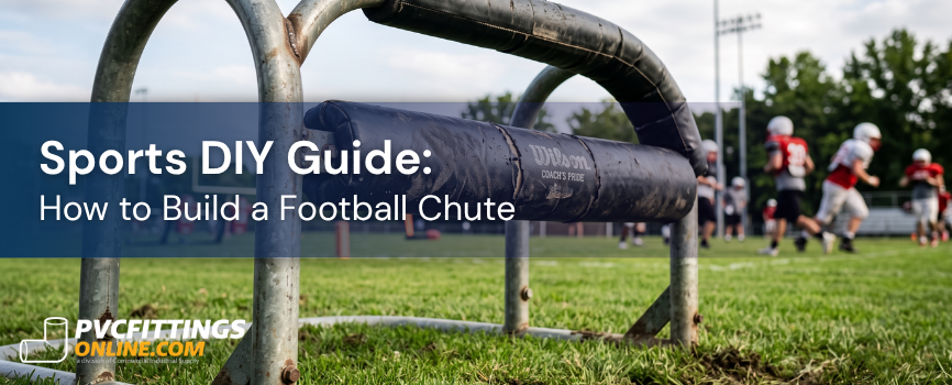 sports diy guide how to build a football chute title banner