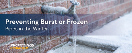 preventing burst or frozen pipes in the winter title banner