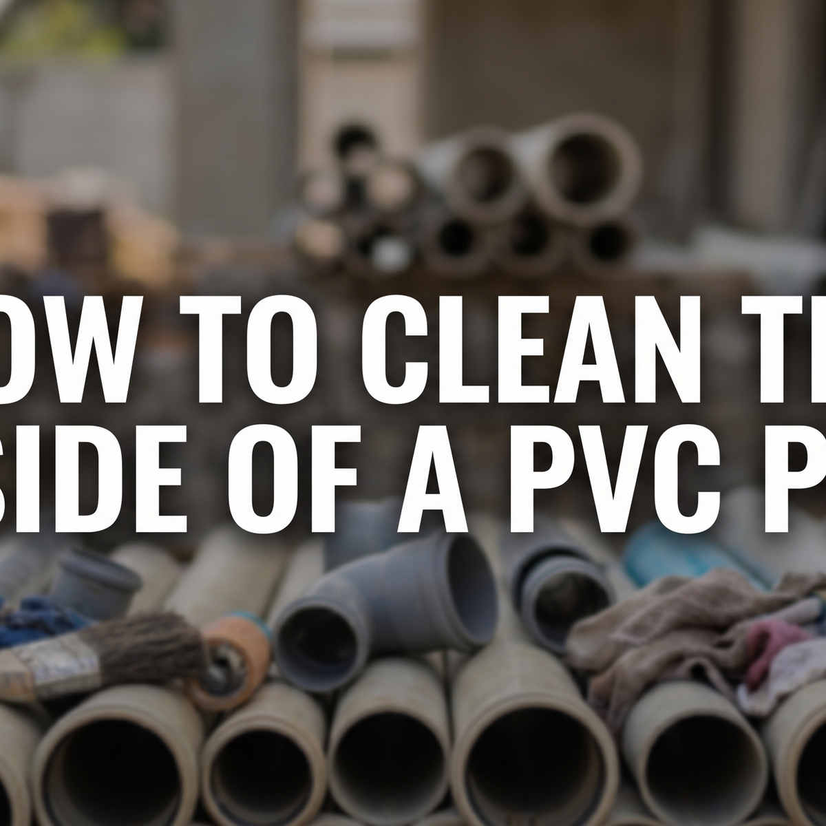 How to Clean the Inside of a PVC Pipe | PVC Fittings Online