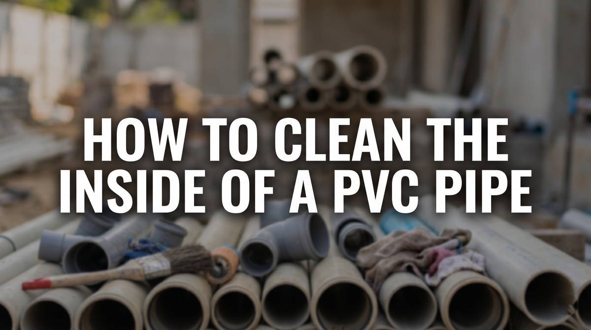 how to clean the inside of a pvc pipe title banner