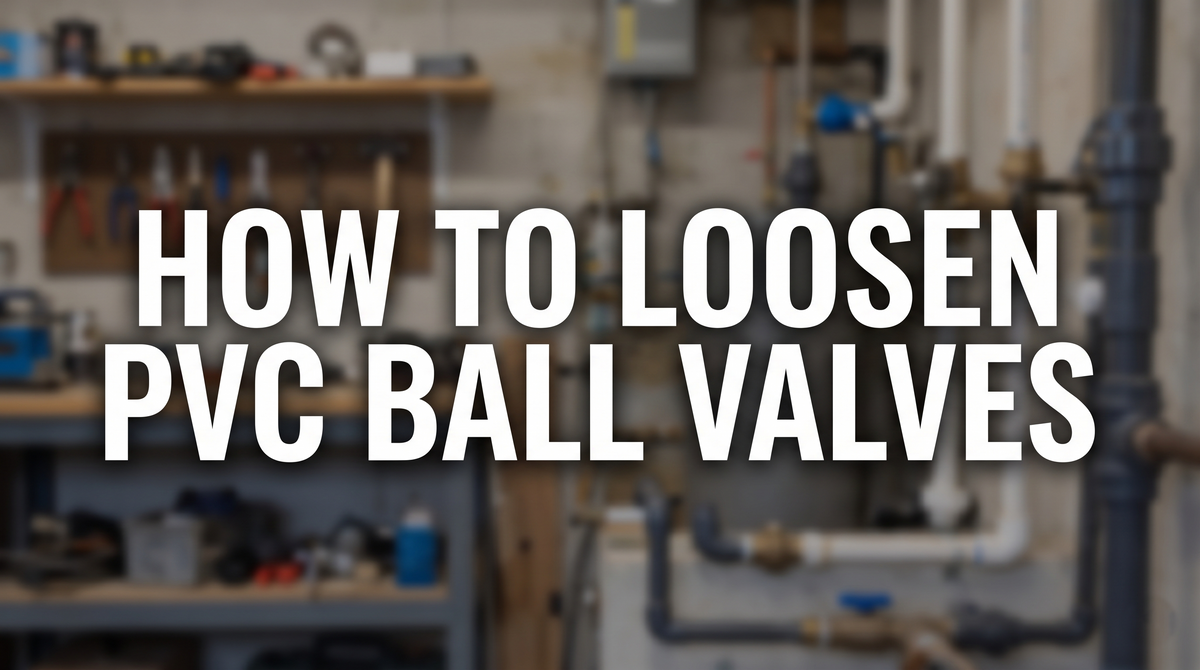 Stuck PVC Ball Valves? Learn How to Loosen Them with This  PVC Fittings  Online