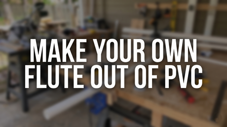 make your own flute out of pvc title banner