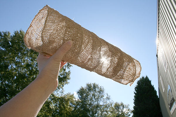 Decorative Burlap Tower - How To