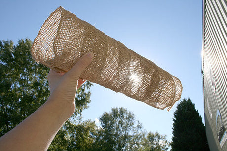 Decorative Burlap Tower - How To