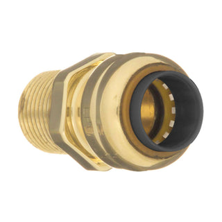 Collection Image for - 10155470 3/4" Brass Push Fit Male Adapter