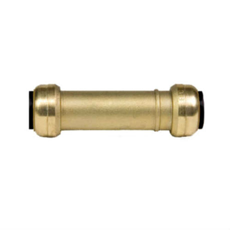 10155516 3/4" Brass Push Fit Slip Coupling 