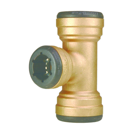 10177413 1/4" Brass Push Fit Tee