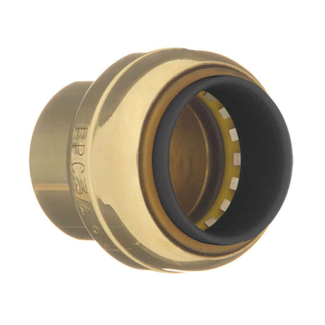 10177440 1/4" Brass Push Fit Tube Cap