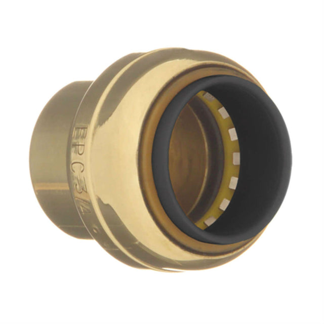 10177440 1/4" Brass Push Fit Tube Cap