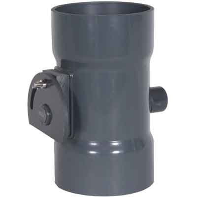 6" PVC Duct Butterfly Damper 1034-BD-06 / 43BD-060