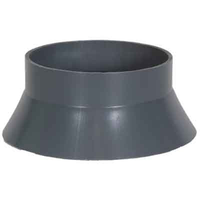 10" PVC Duct Rainskirt 1034-RS-10