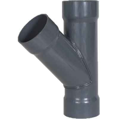 12" x 12" x 12" PVC Duct Wye 1034-Y-12 / 4375-120